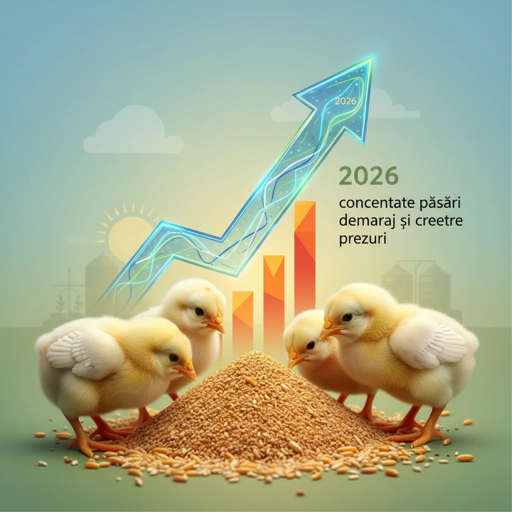 Ghidul Crescătorului: Cele Mai Eficiente Furaje de Demaraj pentru Pui în 2026