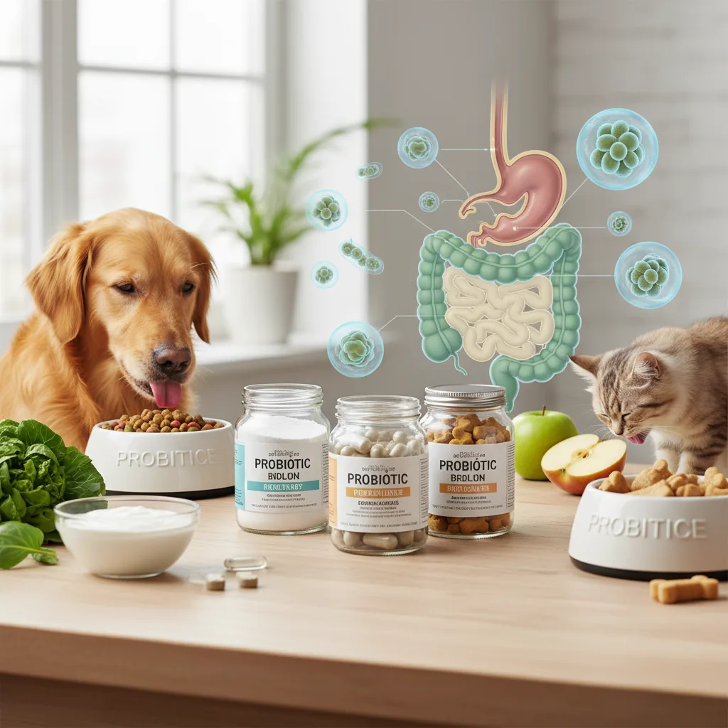 Sănătatea începe în intestin: Rolul probioticelor în dieta animalelor de companie moderne