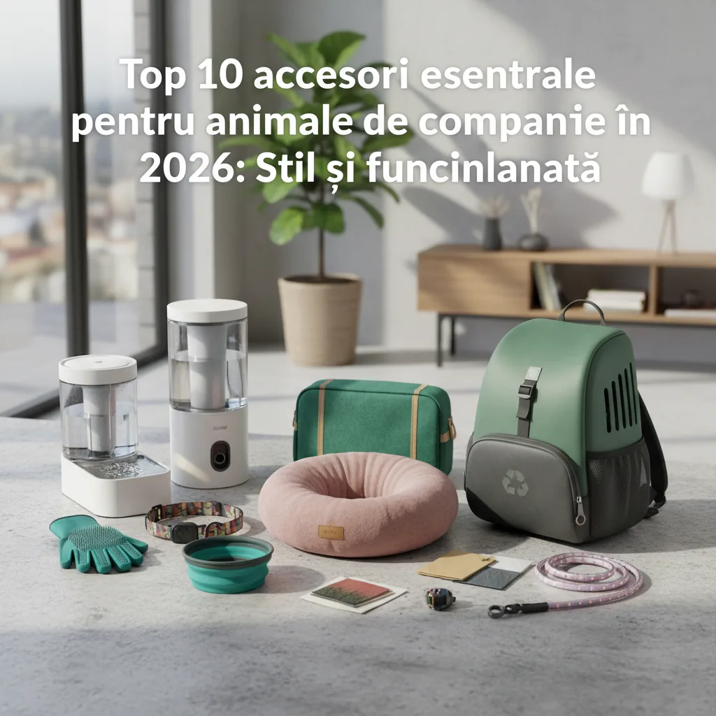 Top 10 accesorii esențiale pentru animale de companie în 2026: Stil și funcționalitate