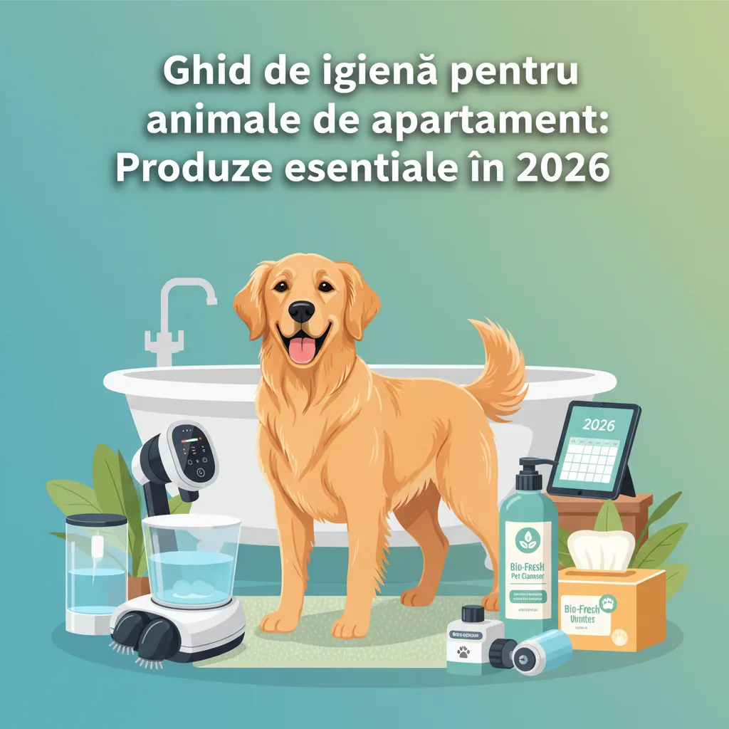 Ghid de igienă pentru animalele de apartament: Produse esențiale în 2026