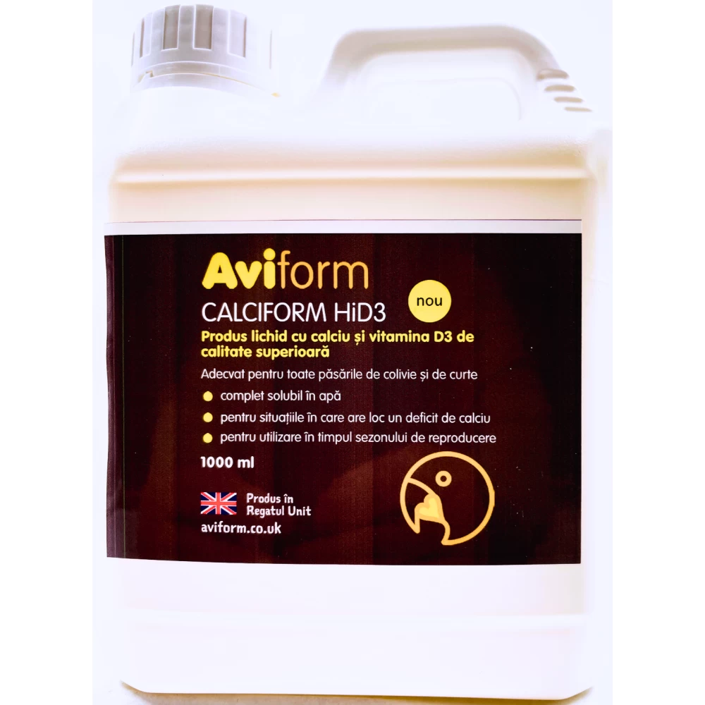 Aviform Calciform HiD3 Supliment pentru porumbei si  papagali  500 ml
