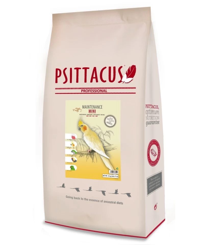 Psittacus Mini Maintenance Formula hrana pelete papagali medi-12kg