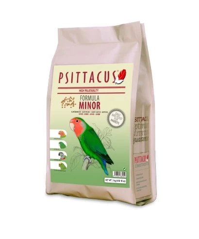 Psittacus Minor Maintenance Formula hrana pelete papagali medii-3kg