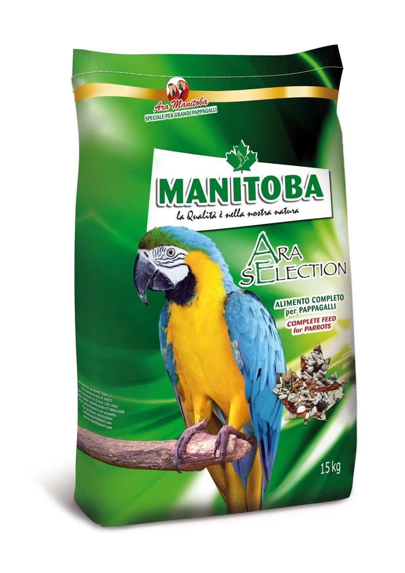 Manitoba Ara Selection-12.5kg, amestec de seminte premium,papagali mari
