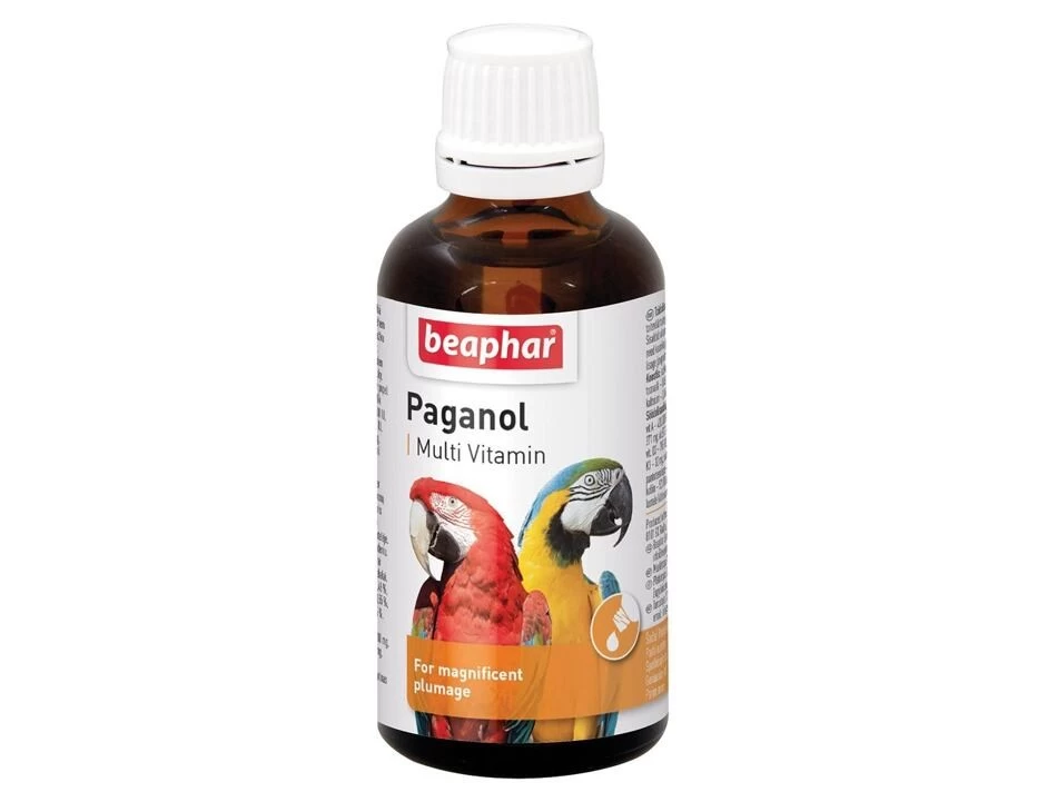 Paganol Beaphar supliment nutritiv refacere penaj  papagali 50 ml