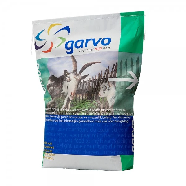 Hrana completa pelete cu musli pentru capre si caprioare, alpaca si oi, Garvo 1020 -15 kg