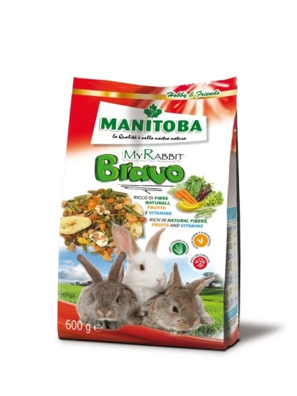 Manitoba My Rabbit  Bravo-600g hrana premium iepuri pitici