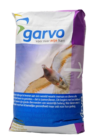 Garvo 7003 G-Spirits Moulting-20kg,Amestec premium de cereale cu pelete, destinat porumbeilor voiajori,pentru naparlire